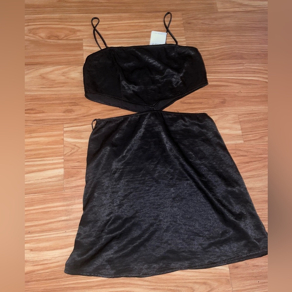 Forever 21 Black Cut out Dress